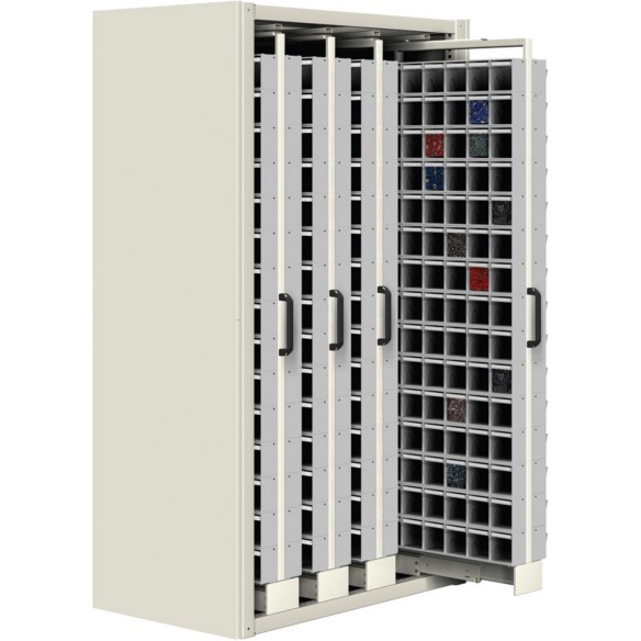 SCAFFALE ESTRAIBILE L 1481 mm 900 CASSETTI Portaminuteria