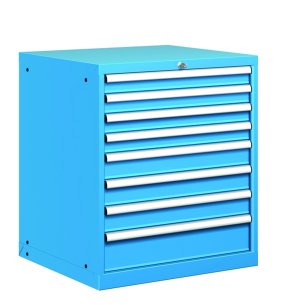 CASSETTIERA METALLO INDUSTRIALE OFFICINA 36 X 36 Eh (L 717 x P 725 x H 850) 8 CASSETTI ESTRAZIONE 100%