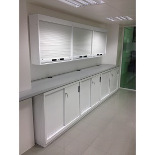 ARMADIO PORTAUTENSILI ATTREZZI CON SERRANDA L.937 x H.810 mm DA MURO 2
