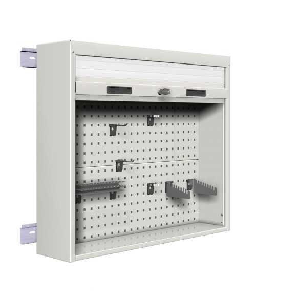 ARMADIO PORTAUTENSILI ATTREZZI CON SERRANDA L.937 x H.1114 mm DA MURO  S40-91210/07