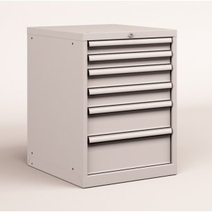 CASSETTIERA OFFICINA INDUSTRIALE PORTA UTENSILI 27 X 36 Eh (L 564 x P 725 x H 800) 6 CASSETTI ESTRAZIONE 100% 2