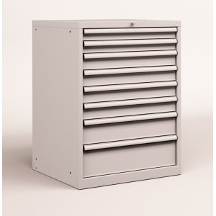CASSETTIERA OFFICINA INDUSTRIALE PORTA UTENSILI 36 X 36 Eh (L 717 x P 725 x H 1000) 8 CASSETTI ESTRAZIONE 100% 2