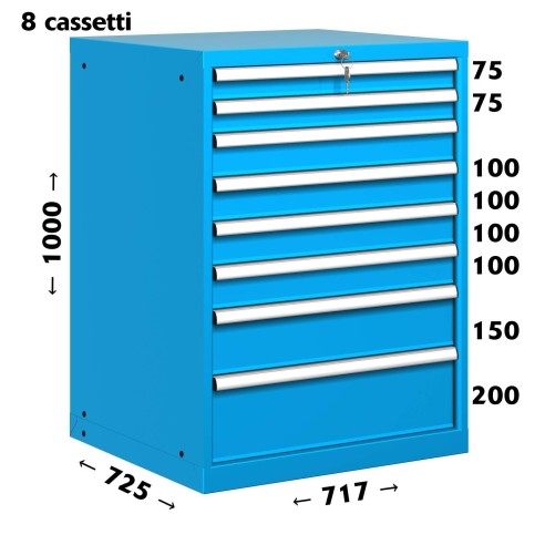 CASSETTIERA OFFICINA INDUSTRIALE PORTA UTENSILI 36