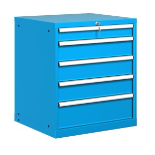 CASSETTIERA METALLO INDUSTRIALE OFFICINA 36 X 36 Eh (L 717 x P 725 x H 850) 5 CASSETTI ESTRAZIONE 100%
