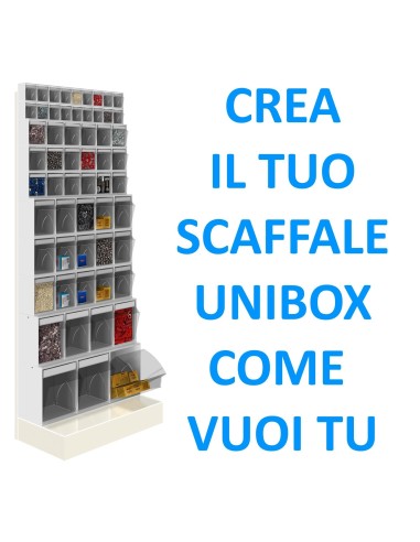 CREA IL TUO SCAFFALE UNIBOX - Configuratore