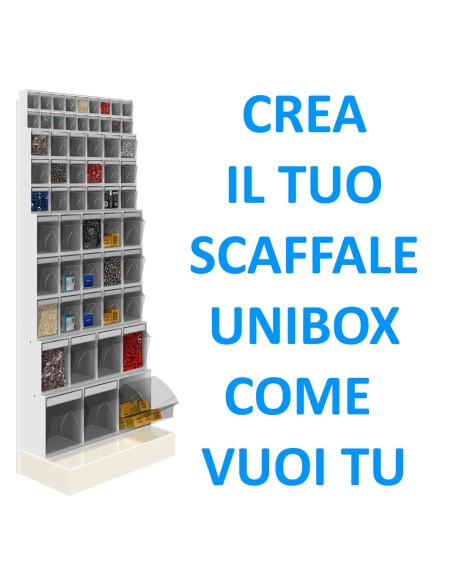 CREA IL TUO SCAFFALE UNIBOX - Configuratore