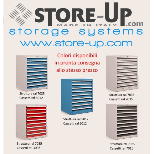 CARRELLO OFFICINA PORTA UTENSILI 36x36 Eh 600kg (L