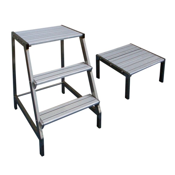 Sgabello professionale pianta larga da 25 cm a 100