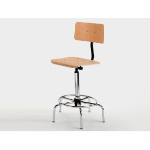 Sgabello con Schienale Disegnatore Professionale s