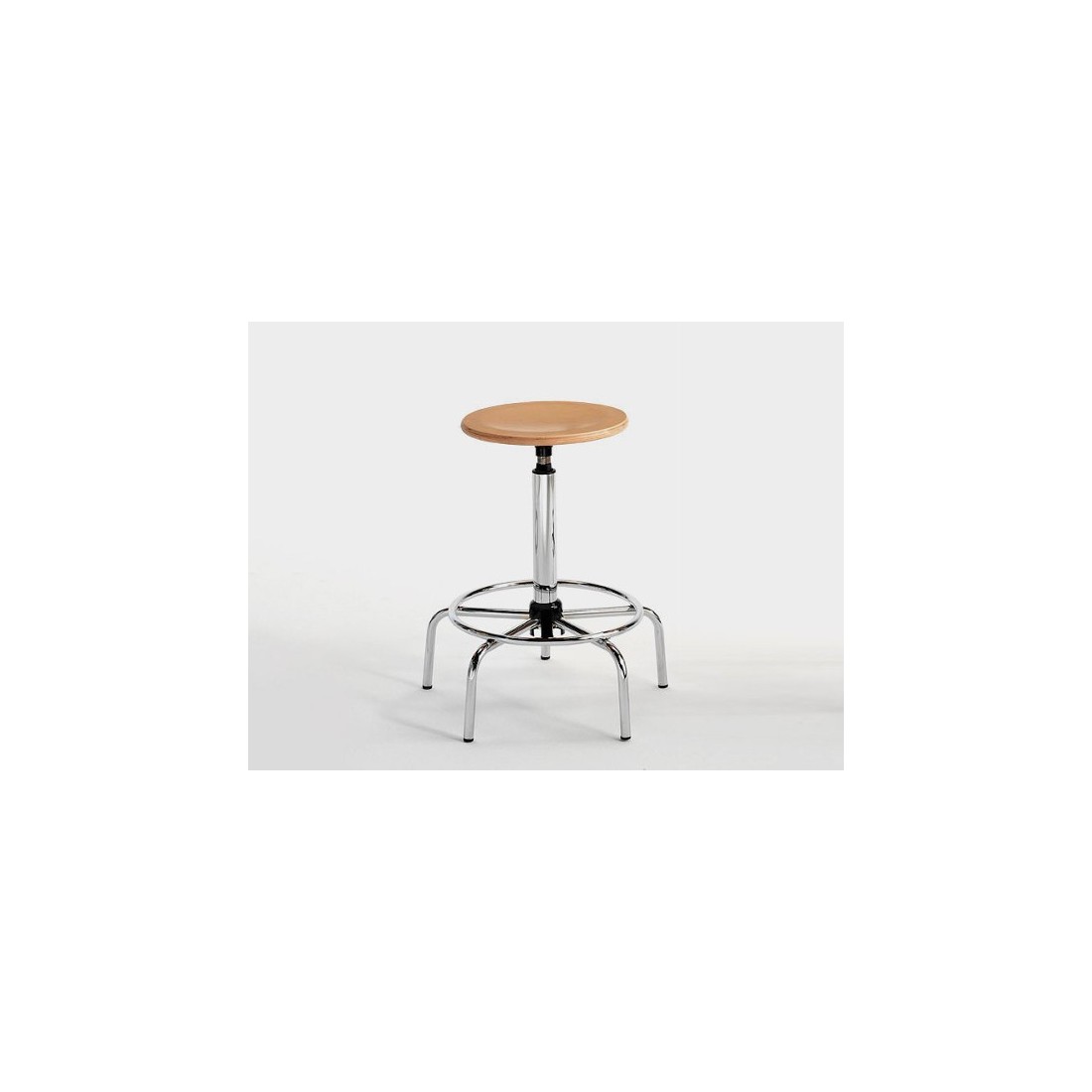 Sgabello professionale con tondello e vite maggiorata