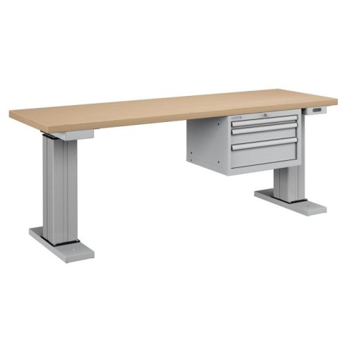 Banco Tavolo con Cassetti Ergonomico Elettrico Motorizzato 1500/2000x750 mm  E48-84157-005/07