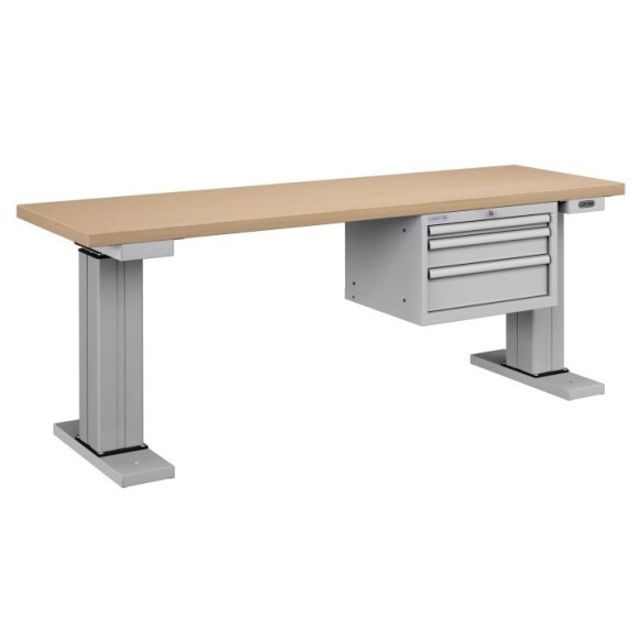 Banco Tavolo con Cassetti Ergonomico Elettrico Motorizzato 1500/2000x750 mm  E48-84157-005/07