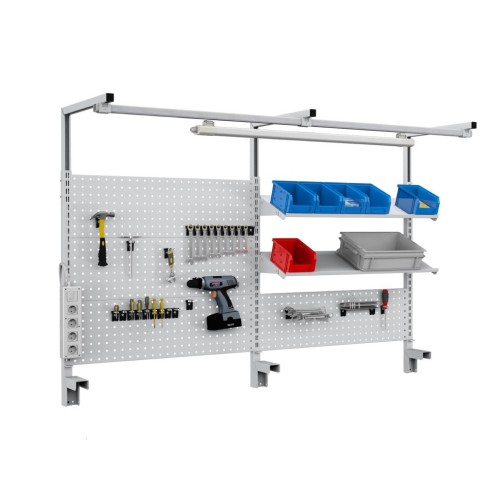 PARETE ATTREZZATA PORTAUTENSILI ATTREZZI RASTRELLI