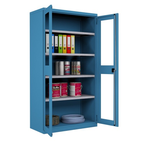 ARMADIO INDUSTRIALE OFFICINA METALLO PORTE BATTENT