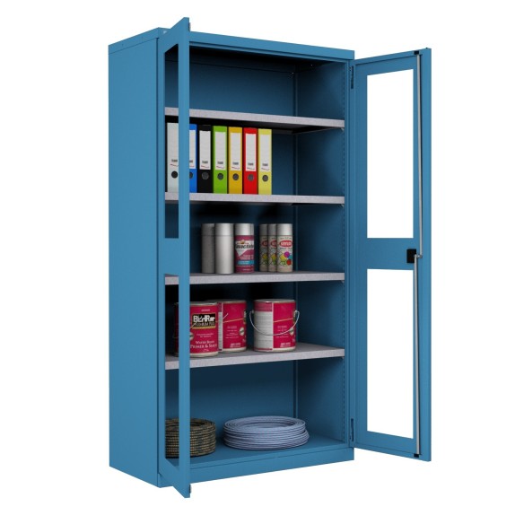 ARMADIO INDUSTRIALE OFFICINA METALLO PORTE BATTENT