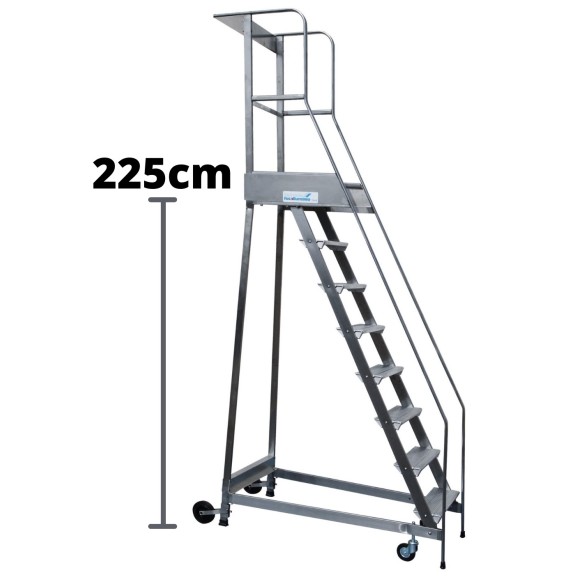 Scala a Castello Palchetto 9 SCALINI H 225 CM Maga