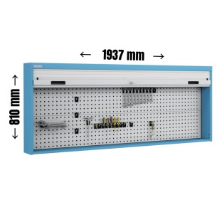 ARMADIO PANNELLO PORTA UTENSILI ATTREZZI CON SERRANDA L.1937 x H.810 mm 2