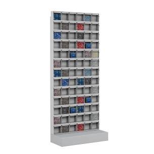 SCAFFALE Porta Minuteria CON BASE H.150 78 Cassett