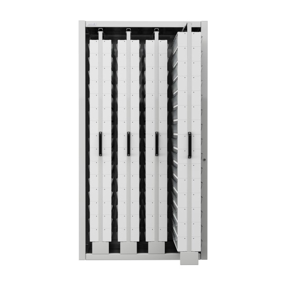 SCAFFALE ESTRAIBILE L 1481 mm 900 CASSETTI Portaminuteria