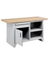 BANCONE DA LAVORO MODULARE 1 PROFESSIONALE 150 x 75 x h84 cm portata 800 kg.
