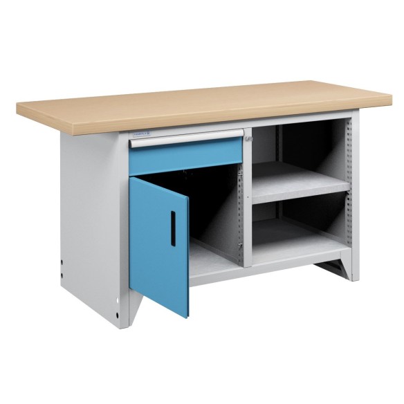 BANCONE DA LAVORO MODULARE 1 PROFESSIONALE 150 x 7