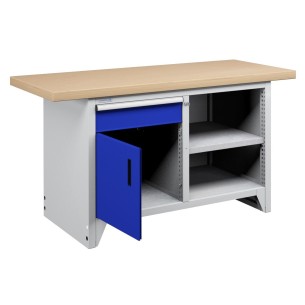 BANCONE DA LAVORO MODULARE 1 PROFESSIONALE 150 x 75 x h84 cm portata 800 kg. 2