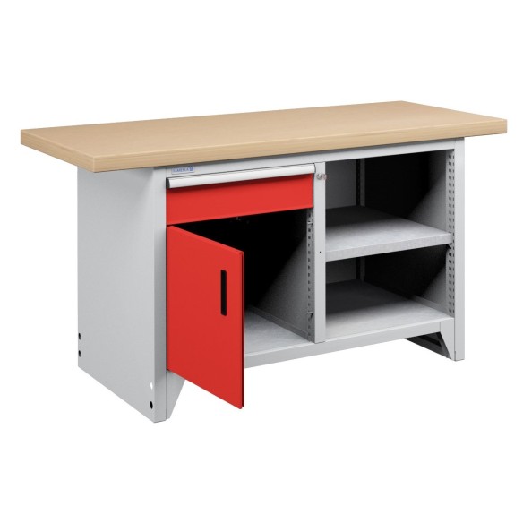 BANCONE DA LAVORO MODULARE 1 PROFESSIONALE 150 x 7