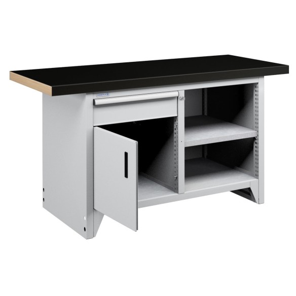 BANCONE DA LAVORO MODULARE 1 PROFESSIONALE 150 x 7