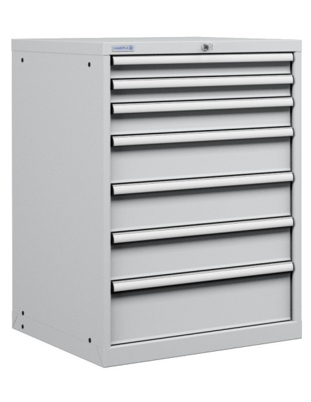 CASSETTIERA PORTA UTENSILI INDUSTRIALE OFFICINA 36 X 36 Eh (L 717 x P 725 x H 1000) 7 CASSETTI