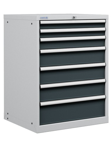CASSETTIERA PORTA UTENSILI INDUSTRIALE OFFICINA 36 X 36 Eh (L 717 x P 725 x H 1000) 7 CASSETTI