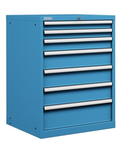 CASSETTIERA PORTA UTENSILI INDUSTRIALE OFFICINA 36 X 36 Eh (L 717 x P 725 x H 1000) 7 CASSETTI