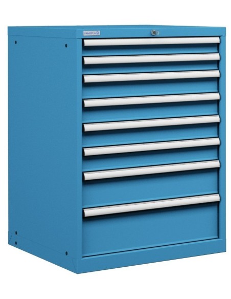CASSETTIERA OFFICINA INDUSTRIALE PORTA UTENSILI 36 X 36 Eh (L 717 x P 725 x H 1000) 8 CASSETTI