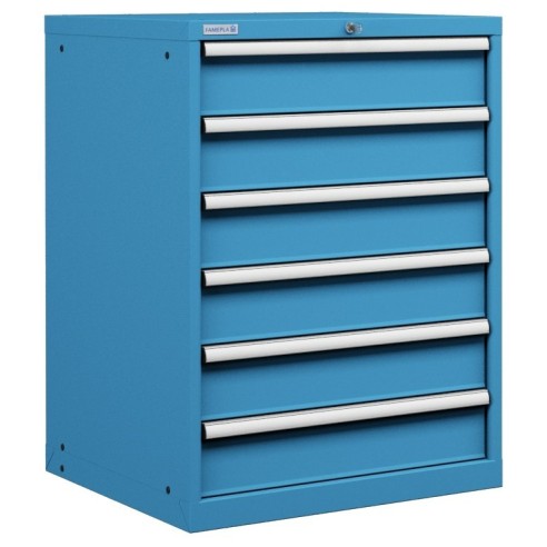 CASSETTIERA OFFICINA INDUSTRIALE PORTA UTENSILI 36 X 36 Eh (L 717 x P 725 x H 1000) 6 CASSETTI ESTRAZIONE 100%