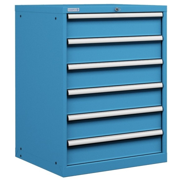 CASSETTIERA OFFICINA INDUSTRIALE PORTA UTENSILI 36 X 36 Eh (L 717 x P 725 x H 1000) 6 CASSETTI ESTRAZIONE 100%