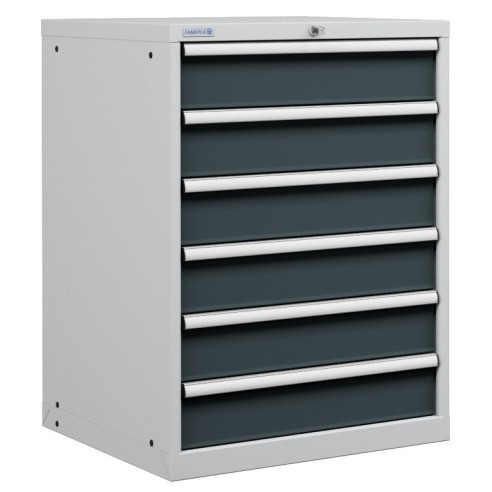 CASSETTIERA OFFICINA INDUSTRIALE PORTA UTENSILI 36 X 36 Eh (L 717 x P 725 x H 1000) 6 CASSETTI ESTRAZIONE 100%