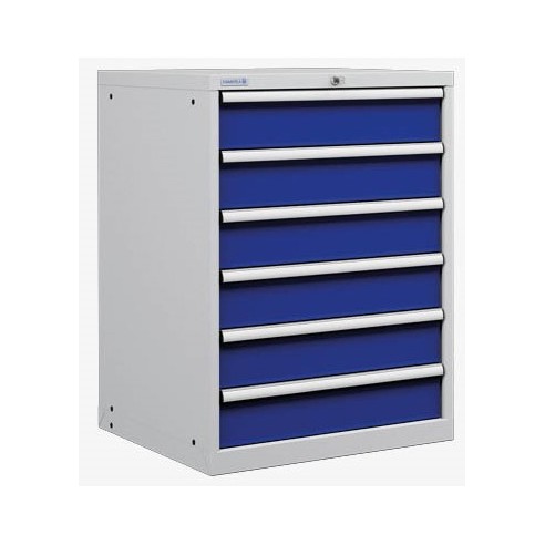 CASSETTIERA OFFICINA INDUSTRIALE PORTA UTENSILI 36 X 36 Eh (L 717 x P 725 x H 1000) 6 CASSETTI ESTRAZIONE 100%