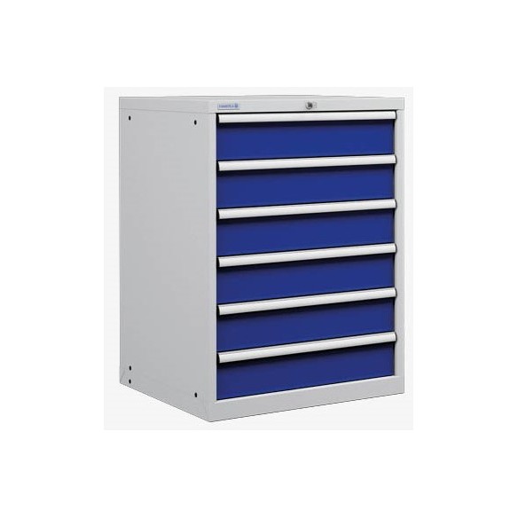 CASSETTIERA OFFICINA INDUSTRIALE PORTA UTENSILI 36 X 36 Eh (L 717 x P 725 x H 1000) 6 CASSETTI ESTRAZIONE 100%