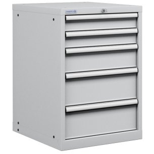 CASSETTIERA METALLO INDUSTRIALE OFFICINA 27 X 36 Eh (L 564 x P 725 x H 850) 5 CASSETTI