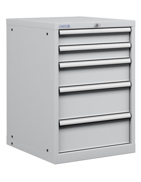CASSETTIERA METALLO INDUSTRIALE OFFICINA 27 X 36 Eh (L 564 x P 725 x H 850) 5 CASSETTI