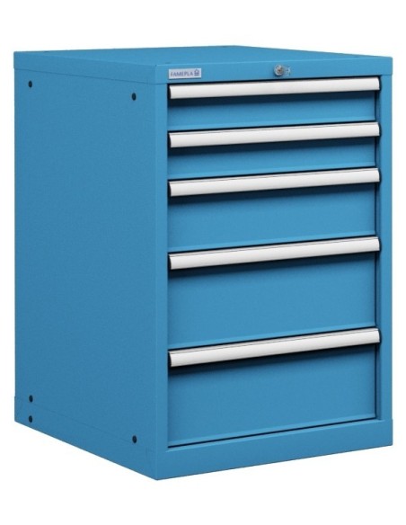 CASSETTIERA METALLO INDUSTRIALE OFFICINA 27 X 36 Eh (L 564 x P 725 x H 850) 5 CASSETTI