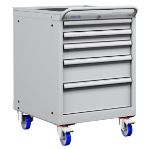 CARRELLO PORTA UTENSILI 27x36 Eh (L 564 x P 725 x H 872) 5 cassetti 2