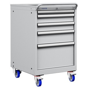 CARRELLO PORTA UTENSILI 27x36 Eh (L 564 x P 725 x H 972) 5 cassetti 2