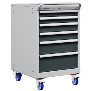 CARRELLO PORTA UTENSILI 27x36 Eh (L 564 x P 725 x H 972) 6 cassetti 2