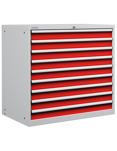 CASSETTIERA PORTA UTENSILI OFFICINA INDUSTRIALE 54 X 36 Eh (L 1023 x P 725 x H 1000) 9 CASSETTI