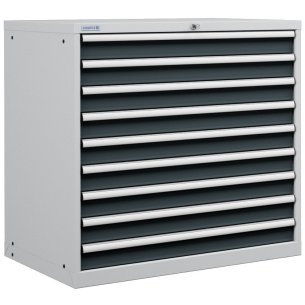 CASSETTIERA PORTA UTENSILI OFFICINA INDUSTRIALE 54 X 36 Eh (L 1023 x P 725 x H 1000) 9 CASSETTI