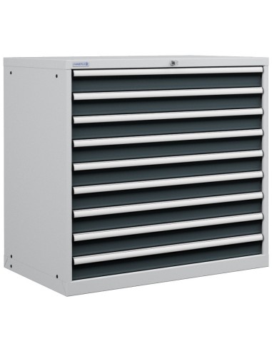 CASSETTIERA PORTA UTENSILI OFFICINA INDUSTRIALE 54 X 36 Eh (L 1023 x P 725 x H 1000) 9 CASSETTI