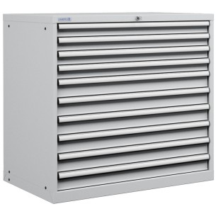 CASSETTIERA OFFICINA INDUSTRIALE PORTA UTENSILI 54 X 36 Eh (L 1023 x P 725 x H 1000) 10 CASSETTI ESTRAZIONE 100% 2