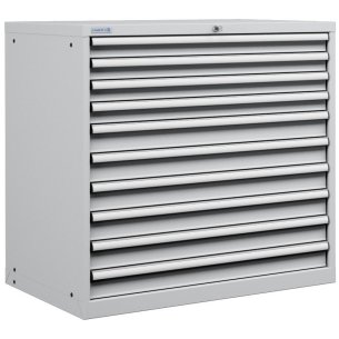 CASSETTIERA OFFICINA INDUSTRIALE PORTA UTENSILI 54 X 36 Eh (L 1023 x P 725 x H 1000) 10 CASSETTI ESTRAZIONE 100% 2
