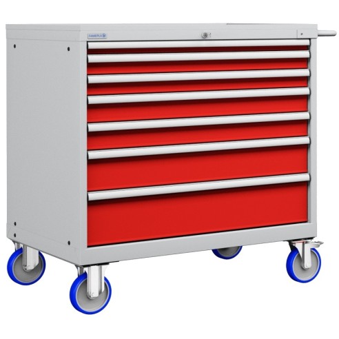 CASSETTIERA CARRELLO METALLO INDUSTRIALE OFFICINA 