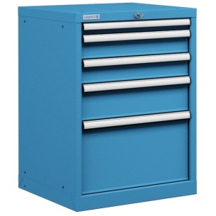 CASSETTIERA TOP OFFICINA INDUSTRIALE PORTA UTENSILI 27 X 27 Eh  (L 564 x P 572 x H 800) 5 CASSETTI 2